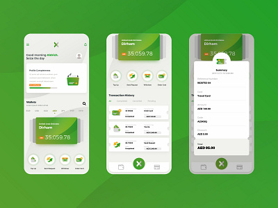 Travel Wallet Dashboard Preview app branding clean dailyui dashboard design finance graphic design green icons interaction design interface mark dela santa mobile app modal box money ui uidesign ux wallet app