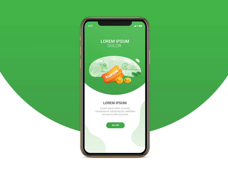 Mobile Ui icon illustration ui ux web