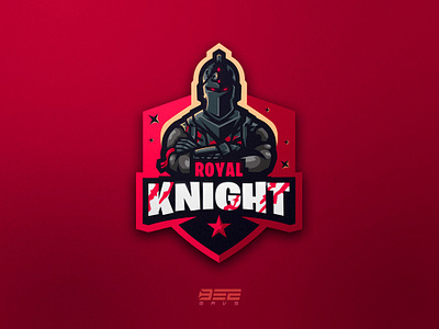 Royal Knight branding design esportlogo esports fortnite illustration logo vector