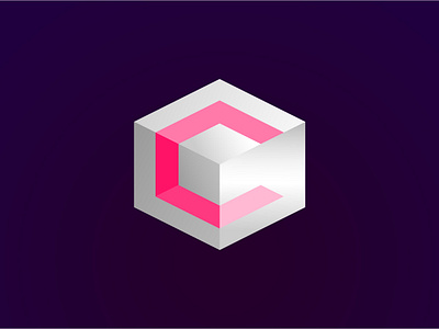 Isometric Cube C adobe illustrator design illustration isometria isometric isometric design logo vector