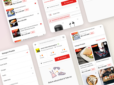 Store Page - Detail app application design illustration mobile ui ux