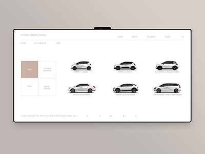 Citroen avto brand branding car citroen ecommerce landing landing page lifestyle luxury minimal modern retro shopify store ui ux ux design web webdesign