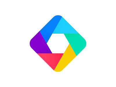 Shutter Logo app branding camera camera shutter colorful logo concept design icon illustration logo mark shutter ui ux vector website