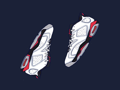 AJ6 airjordan illustrator shoes