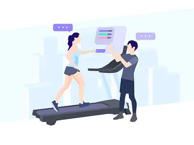 Treadmill design fitness free illustration movement treadmill