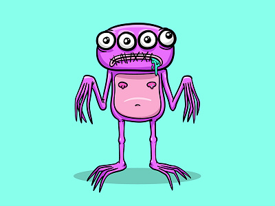 Watch and be silent animation art arthouse cartoon character colorful cool design energy energy arthouse funky graphics illustration trendy vector