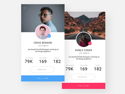 User Profile app dailyui figma graphic design minimalist mobile app ui ui pack uidesign user profile ux