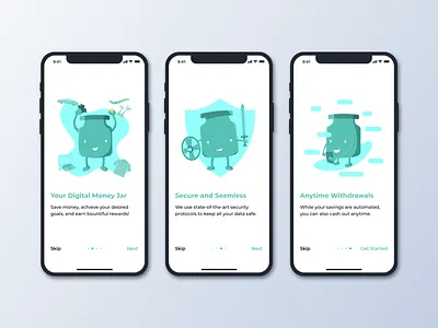 Pod Onboarding app branding clean concept design fintech illustration inspiration minimal mockup design onboarding product design savings ui ui design ux ux design vector