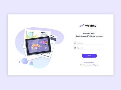 Login/Signin design illustration ui