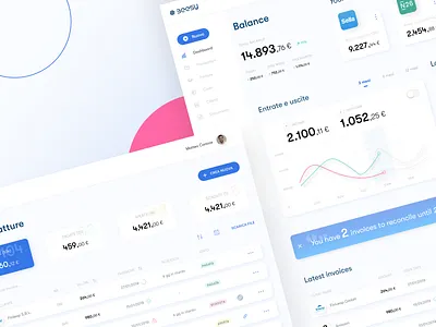 Beesy Business Platform account accounting banking beesy clean color dashboard finance fintech freelancers graph homepage invoices list menu notifications platform transactions uidesign ux ui