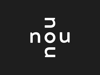 NouNou - Logo proposal branding logotype nursery nursing typography
