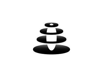 Cocoon black cocoon logo negative sircl space symbol