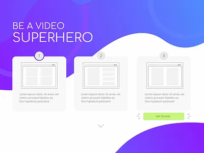 Header Of Video Maker Project best design clean web design design home homepage ui ux website xd