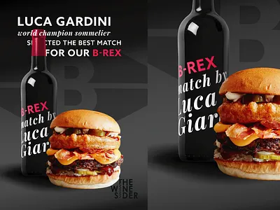 Hamburger Poster food poster poster a day print ad typography art