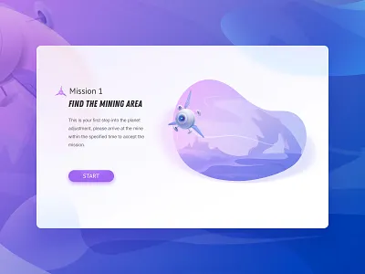 Planet treasure illustration web