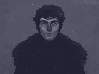 The Bastard of Winterfell character concept fanart illustration illustrator photoshop wacom cintiq