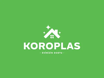 Koroplas (Cleaning Tools) brandup clean cleanign design green home house koroplas logo up