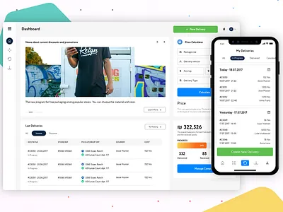 Delivery App Concept app application concept design interaction interface iphonex shot ui uidesign web