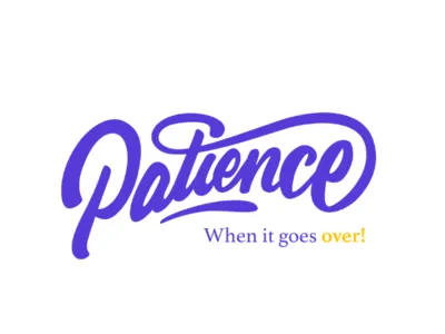 Patience Calligraphy LOGO branding calligrapher calligraphy calligraphy logo design illustration lettering lettering art lettering daily logo typography