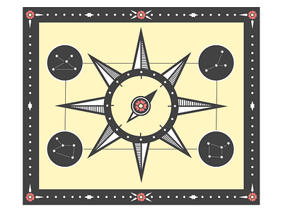 Compass - DoD 2019 JM app compass design experience graphics illustration illustrator interaction interface mobile mobile app pen tool photoshop sketch ui user vector