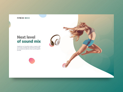 Headphones Page bowwe branding business dance design digital design graphic design illustration logo marketing music ui ux ux designer web web design website website builder website concept