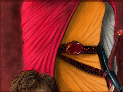 The Brothers Lannister digital 2d freehand illustration art