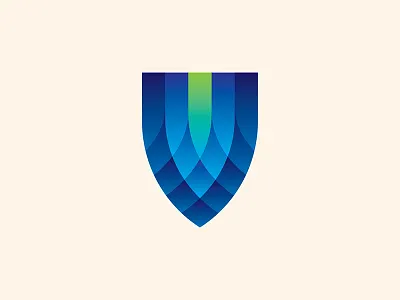 Shield design icon logo vector