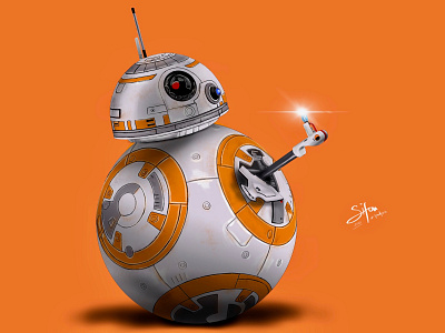 BB8 digital draw digital drawing draw grapgic design illustration procreate procreate app procreate art