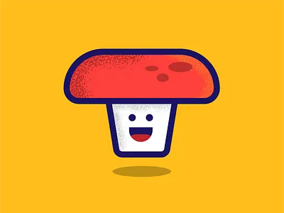 'Shroom adobe illustrator ai design graphic graphite happy illustration illustrator mushroom shroom vector