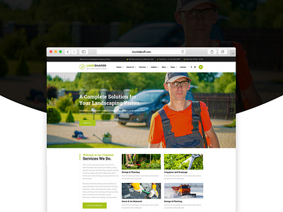 The Landshaper - Gardening, Lawn & Landscaping Joomla Theme agricultural design ecommerce envatomarket farmers gardener gardening grassland joomla joomla template joomlabuff landscape landscape design landshaper lawn care themeforest webdesign