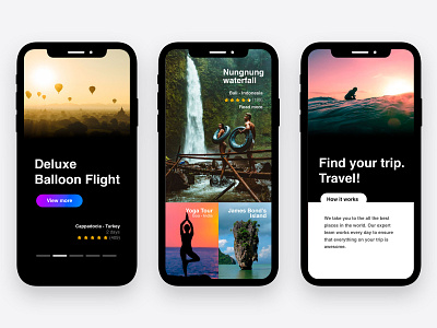 travel app app iphone travel ui uidesign