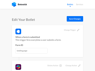 Edit Botlet admin app edit firebase input ui vuejs