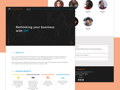 IOT Website @uiux design