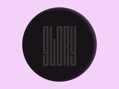 GLORY🕳 typography