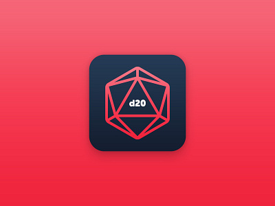 Daily UI :: 005 :: App Icon app app branding app icon app icon design appicons d20 dailyui dungeons and dragons icon icon design uidesign uipractice uiux uiuxdesign