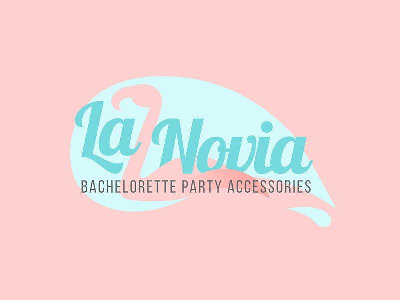 La Novia - Logo Design design flamingo illustration logo