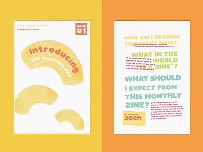 Noods Zine art cheerful design first zine flat flat design fun fun art illustration magazine noodles typography zine
