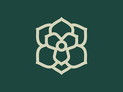 Magnolia design flower icon illustration killed logo logomark magnolia rejected unused