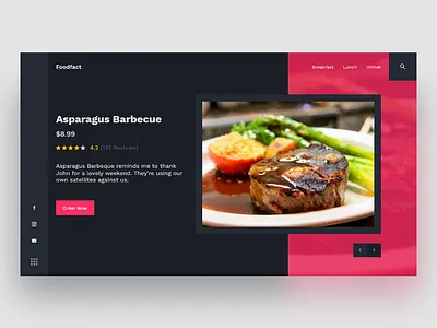 Foodfact homepage adobe adobe xd design inspiration food app food website interface landing page madewithadobexd prototype ui ui design ui interface ui ux design user experience user interface ux ux design website website design xd
