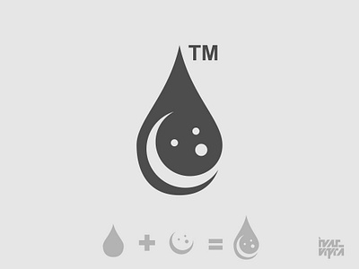 Moon Oil Mark brand branding brandmark drop icon identity liquid logo logoforsale logogram logomark mark moon oil sale symbol water