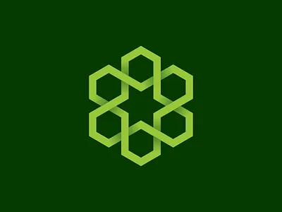 Six Hexagon abstract branding fun icon illustration logo logos modern vector