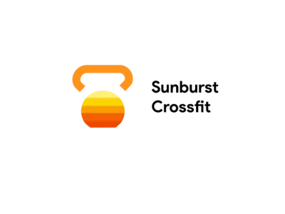 Sunburst Crossfit crossfit fitness logo gym logo illustration logo sun sun logo sunset