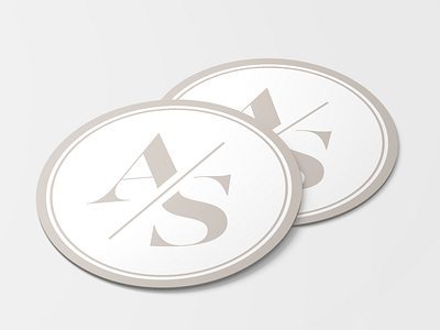 Wedding Coaster church coaster monogram sticker mule wedding