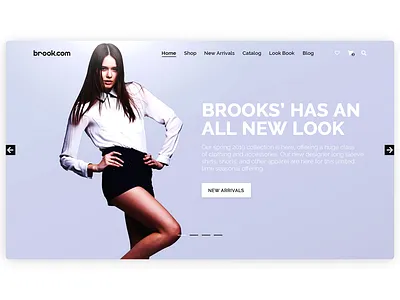 Brook.com Women's Clothing Store app branding clothing company design ecommerce fashion fashion app logo ui uidesign uiux uiuxdesign ux uxdesign web website