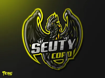SEUTYCORD DRAGON Logo Esport Mascot Team Sport Game brand branding character clan design esport fortnite game gaming icon logo mascot overwatch sport team twitch