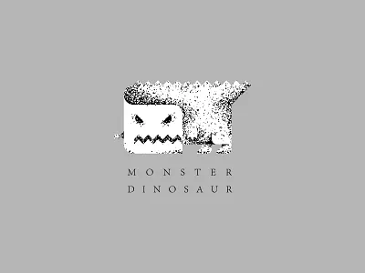 Monster Dribbble illustration