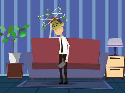 VR Usage Sideeffects illustration illustrator