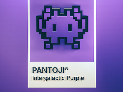 PANTOJI® - Intergalactic Purple 3d cinema 4d color design emoji illustration motion graphics octane render