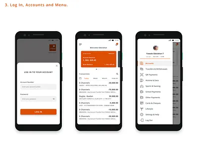GTB App android app app concept design emojis finance app icon login uidesign user account ux ui