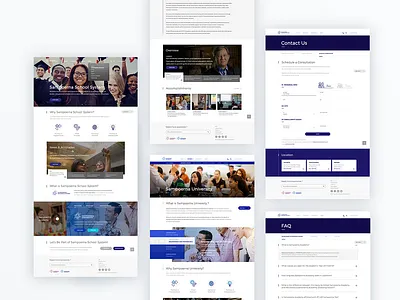 Ssmpoerna School System Website corporate website education education website registration page